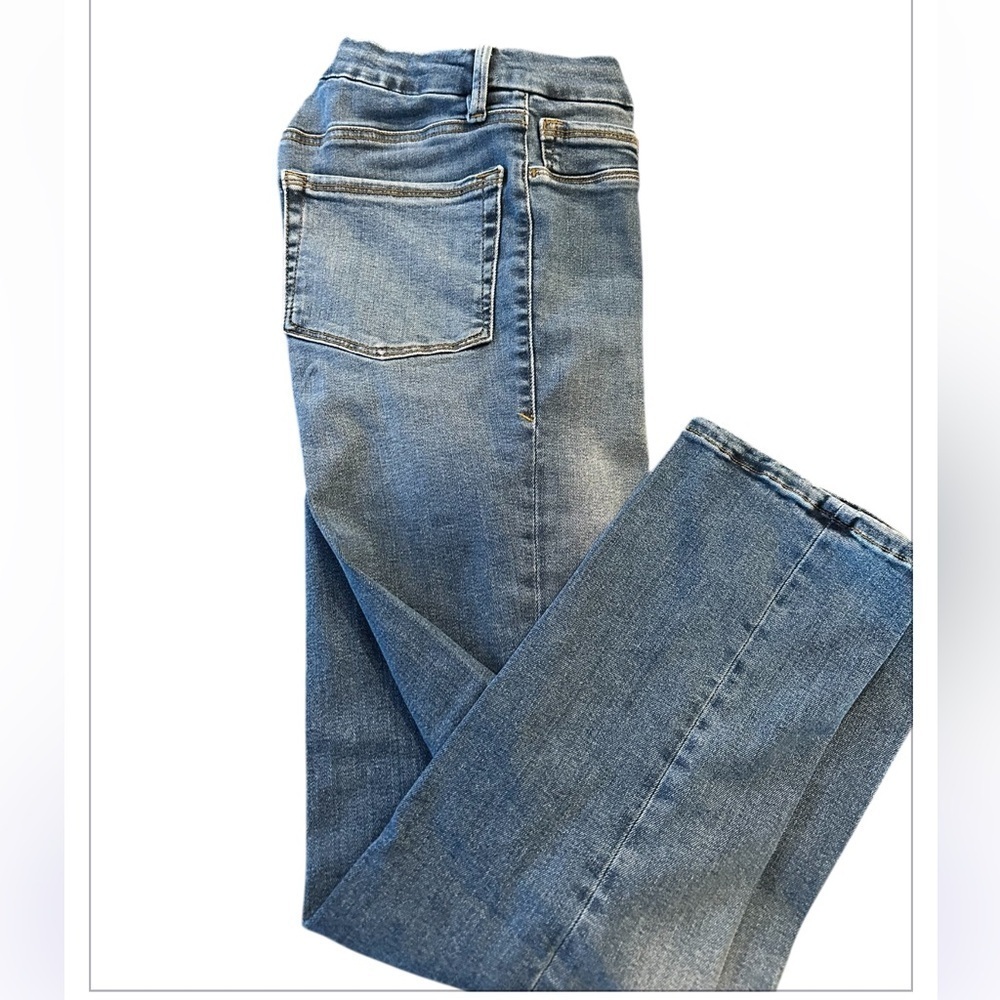 Good American Power Stretch Straight Leg Size Medium NWT 27” Inseam - Picture 3 of 9